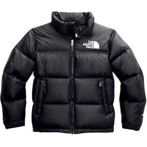 The North Face down coat.